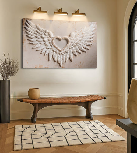 Wings of Love Abstract Wall Art II