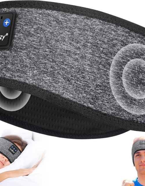 Load image into Gallery viewer, Sleep Headphones Bluetooth 5.2 Headband Headphones, Wireless Earphones Music Sleep Earbuds for Side Sleepers Sleeping Eye Mask for Women Men Workout Running Cool Unique Gifts
