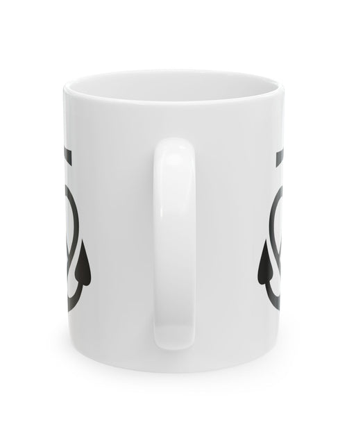 Load image into Gallery viewer, Faith, Love &amp; Peace Ceramic Mug — Uplifting Christian Coffee Cup (11oz/15oz)
