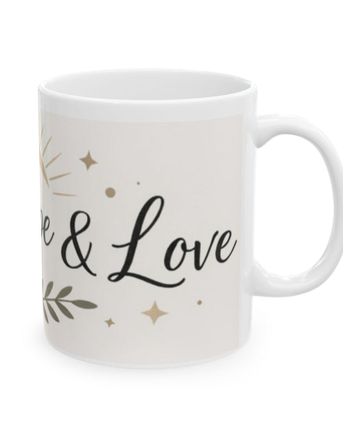Load image into Gallery viewer, Faith Hope &amp; Love Ceramic Mug — Inspirational Coffee Cup (11oz/15oz)
