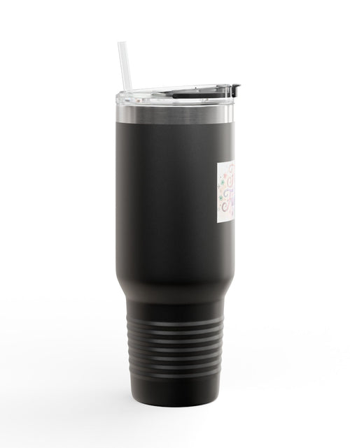Load image into Gallery viewer, 40oz Insulated Travel Mug — "Faith Fuels Me" Inspirational White Tumbler
