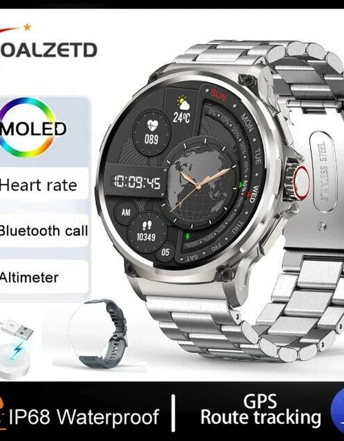 Load image into Gallery viewer, 1.85" Ultra HD Smartwatch GPS Bluetooth Call Health Monitoring Watch Gym Gift
