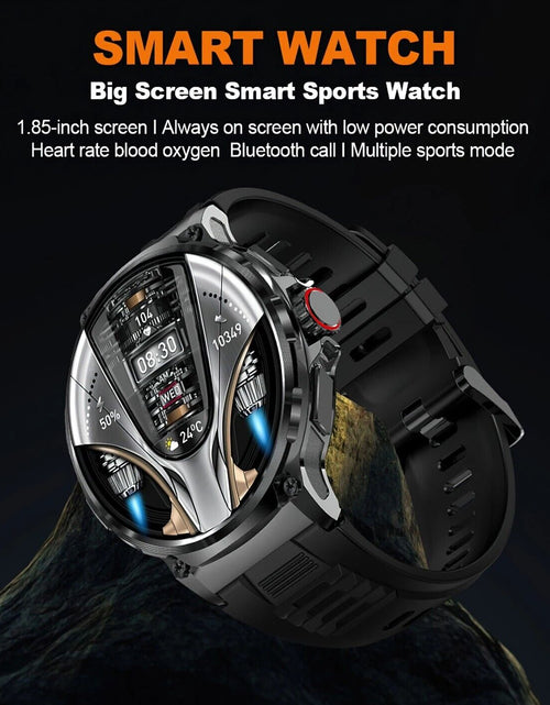 Load image into Gallery viewer, 1.85" Ultra HD Smartwatch GPS Bluetooth Call Health Monitoring Watch Gym Gift
