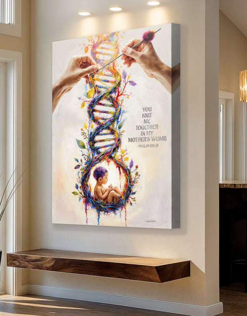 Load image into Gallery viewer, Psalm 139:13 - For You Knit Me In My Mother's Womb Faith Sign
