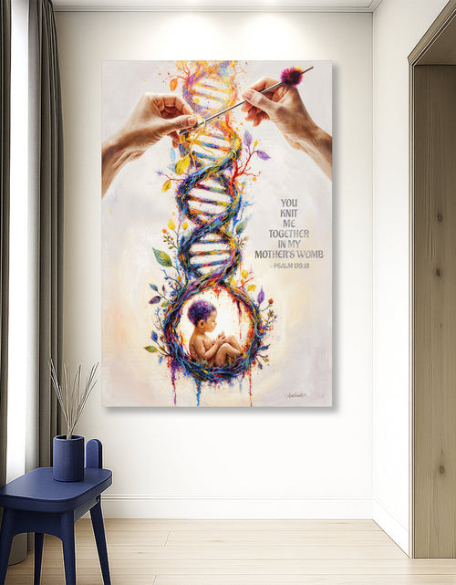 Load image into Gallery viewer, Psalm 139:13 - For You Knit Me In My Mother's Womb Faith Sign
