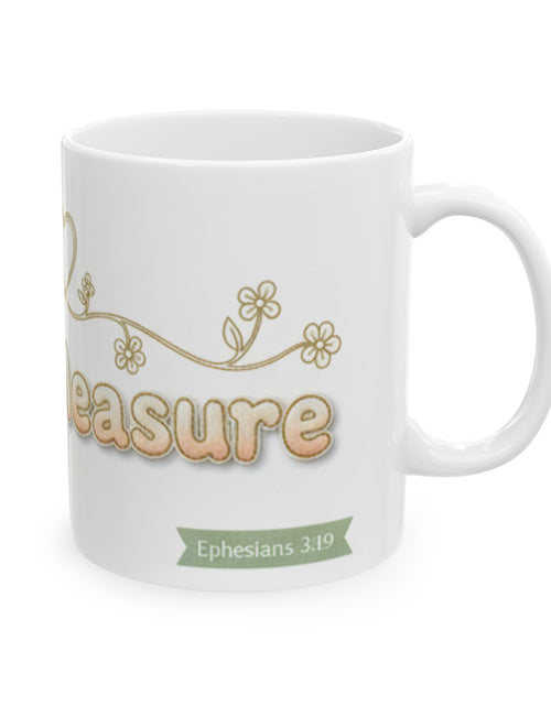 Load image into Gallery viewer, Loved Beyond Measure Ceramic Mug perfect faith inspired gift— Inspirational Coffee Cup (11oz, 15oz)
