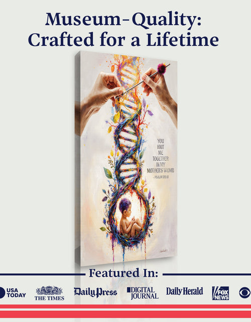 Load image into Gallery viewer, Psalm 139:13 - For You Knit Me In My Mother's Womb Faith Sign
