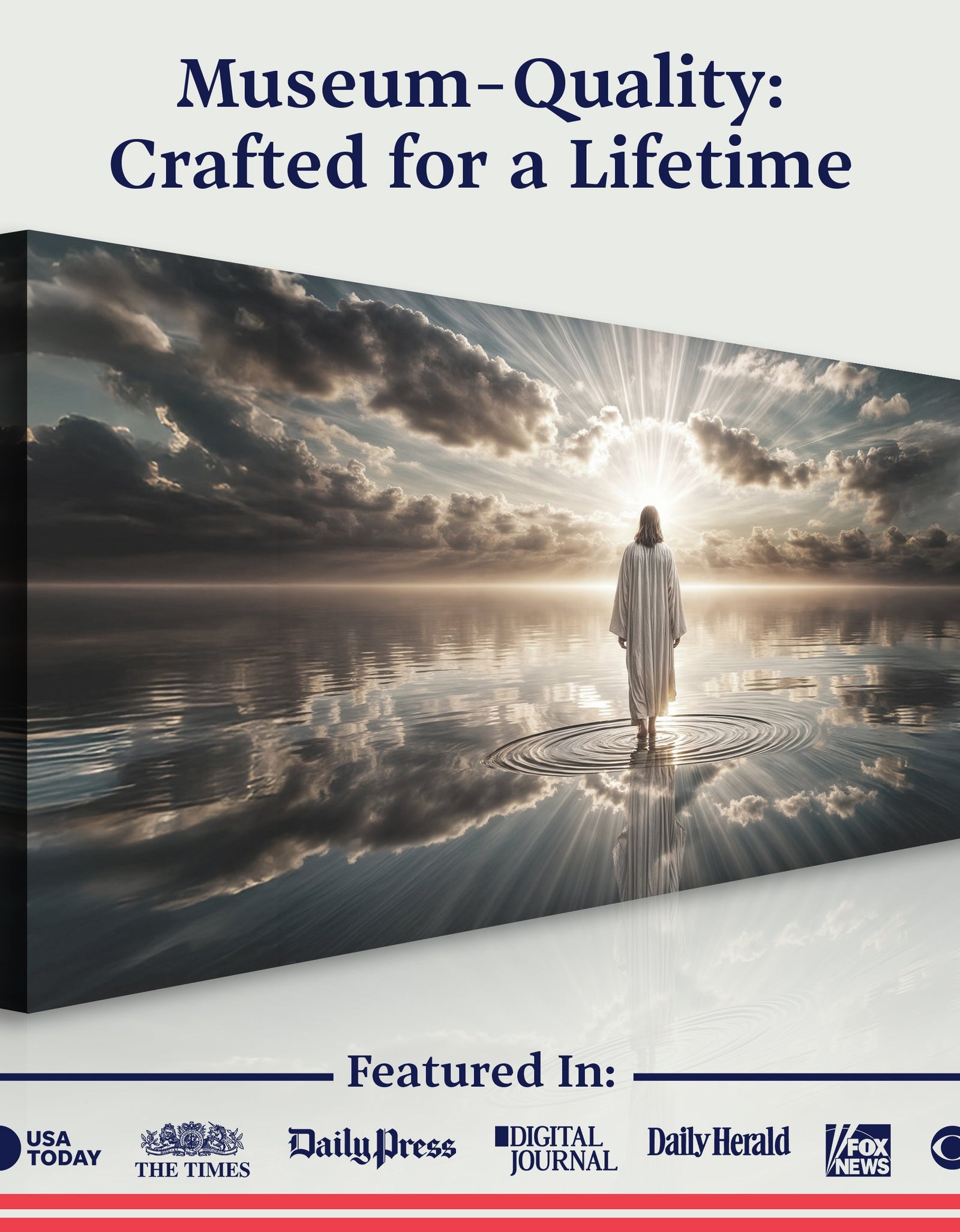 Walking on Water - Faith Wall Art III