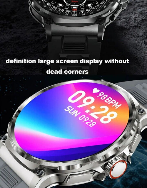 Load image into Gallery viewer, 1.85" Ultra HD Smartwatch GPS Bluetooth Call Health Monitoring Watch Gym Gift
