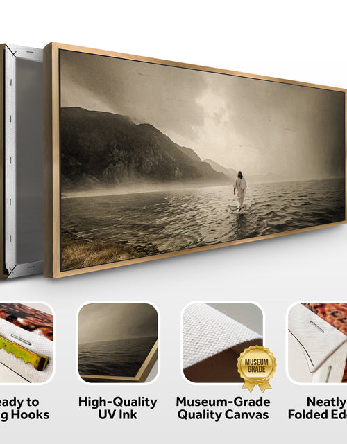 Load image into Gallery viewer, Walking On Water - Faith Wall Art V
