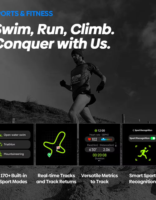 Load image into Gallery viewer, New  Stratos 2 Ultra GPS Smart Watch Built-In Compass Barometric Altimeter Dual-Band GNSS Voice Calling Smartwatch 10 ATM
